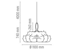 Scopri la Lampada Zeppelin 1 Flos a prezzo scontato. Una sospensione unica ed elegante per illuminare la tua casa.