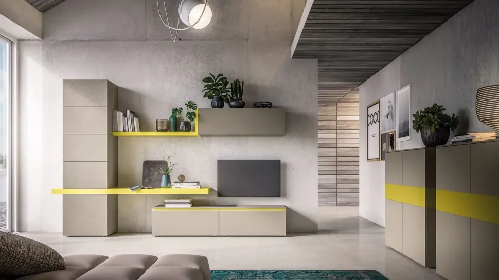 Scopri la Parete attrezzata Light collection day Orme! Stile moderno a prezzo scontato!