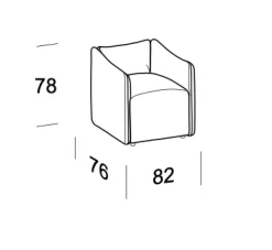 Scopri la Poltroncina Kubik Mottes Selection, ora scontata! Un design moderno ed elegante, per completare il tuo arredamento.