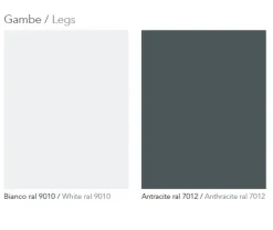 Scrivania direzionale - ufficio completo rhea  in vetro Flycom a prezzo scontato