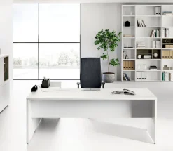 Scrivania direzionale Direzionale delta e poltrona in legno Las mobili in Offerta Outlet