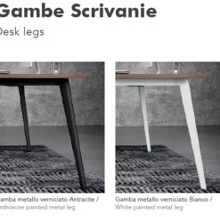 Scrivania direzionale in legno Ufficio completo rhea  a marchio Flycom a prezzi convenienti