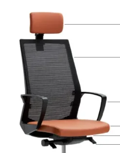 Scrivania direzionale in legno Ufficio completo rhea  a marchio Flycom a prezzi convenienti