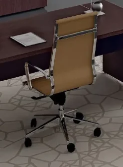 Scrivania direzionale in legno Con allungo plano e sedia Flycom con forte sconto