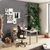Scrivania direzionale in legno Andrea - postazione home officecon sedia a marchio Las mobili a prezzi convenienti