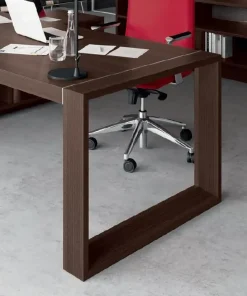 Scrivania direzionale in legno Direzionale forma e mobile boiserie Flycom a prezzi outlet