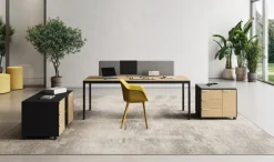 Scrivania direzionale in legno Scrivania ufficio direzionale fil rouge a marchio Las mobili in offerta