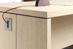 Scrivania direzionale modello Delta - composizione ufficio completo in legno ad un prezzo speciale