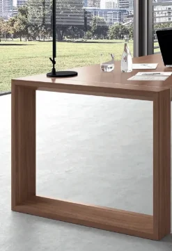 Scrivania direzionale modello Scrivania direzionale forma e mobiletto in legno ad un prezzo vantaggioso