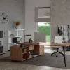 Scrivania direzionale modello Rhea direzionale con mobili e sedia in legno ad un prezzo davvero conveniente