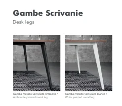 Scrivania direzionale modello Rhea direzionale con mobili e sedia in legno ad un prezzo davvero conveniente