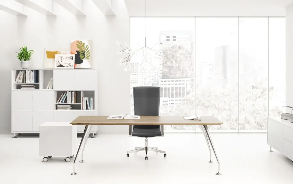 Scrivania direzionale modello Direzionale enosi evo Las mobili in OFFERTA OUTLET