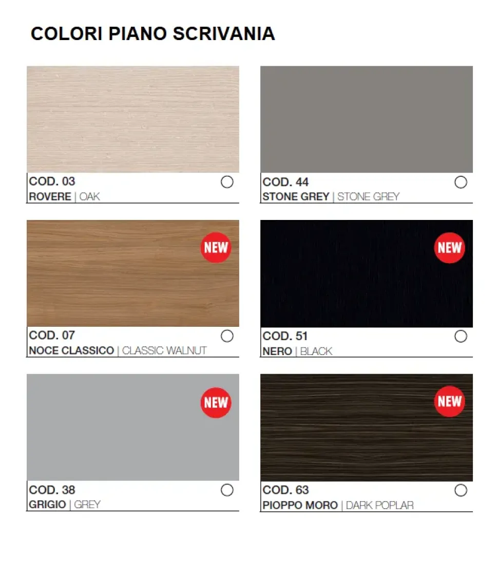 Scrivania direzionale modello 5th element - ufficio completo con mobili Las mobili in OFFERTA OUTLET