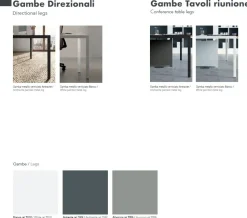 Scrivania direzionale Scrivania direzionale eos con armadi in legno Flycom a prezzo Outlet