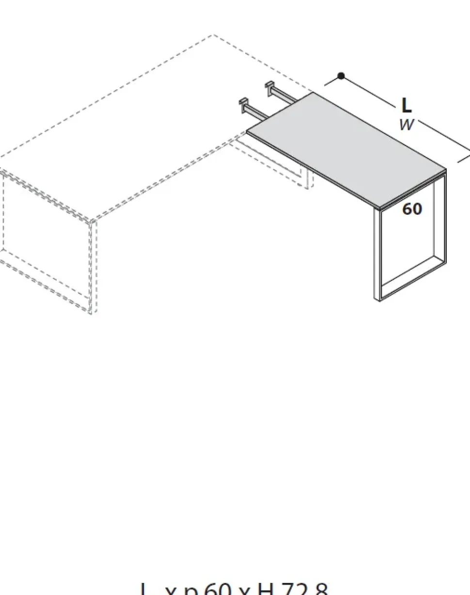 Scrivania direzionale 5th element in legno Las mobili in Offerta Outlet
