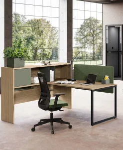 Scrivania operativa modello Postazione operativa sigma con accessori Las mobili in OFFERTA OUTLET