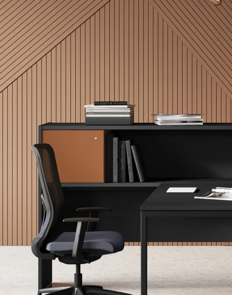 Scrivania operativa modello Postazione operativa sigma con accessori Las mobili in OFFERTA OUTLET