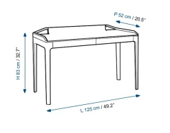 Scrivania operativa modello Tango in legno ad un prezzo vantaggioso