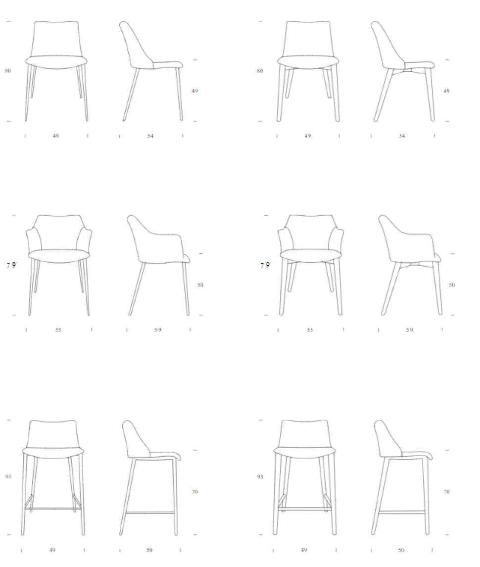 Sedia Agata di Tonin casa in OFFERTA OUTLET -29%