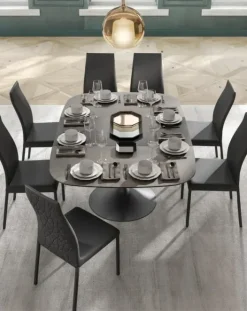 Sedia Blitz plus da soggiorno realizzata in ecopelle scontata del 45%