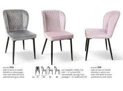 SEDIA Collezione esclusiva Lara a PREZZO OUTLET