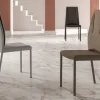 Sedia con schienale alto Luxy Ozzio a prezzo Outlet