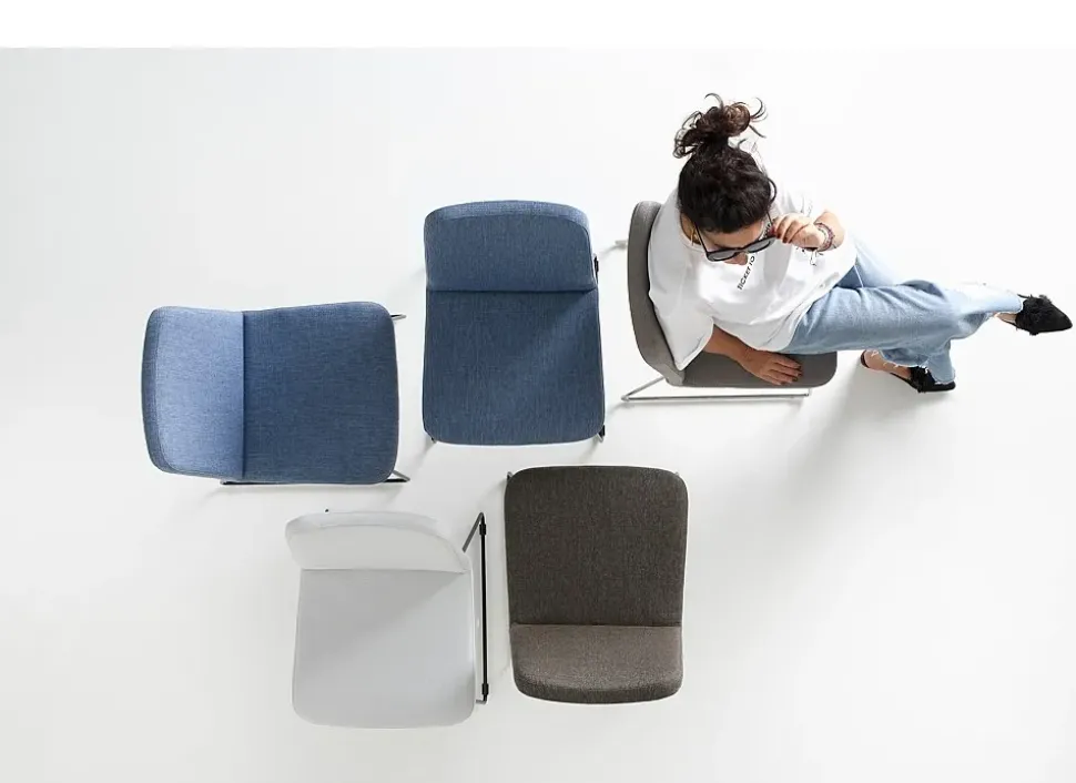 Sedia con schienale medio Cloe Point house a prezzo Outlet