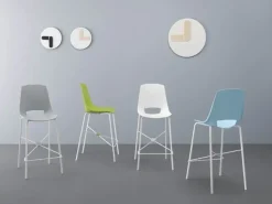 Sedia con schienale medio Eva 4  Point house a prezzo ribassato