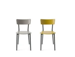 Sedia da cucina Jelly metal Connubia a prezzo Outlet