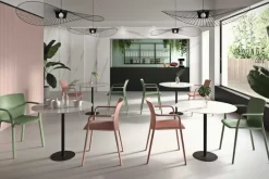 Sedia da cucina realizzata in plastica Klia di Kastel