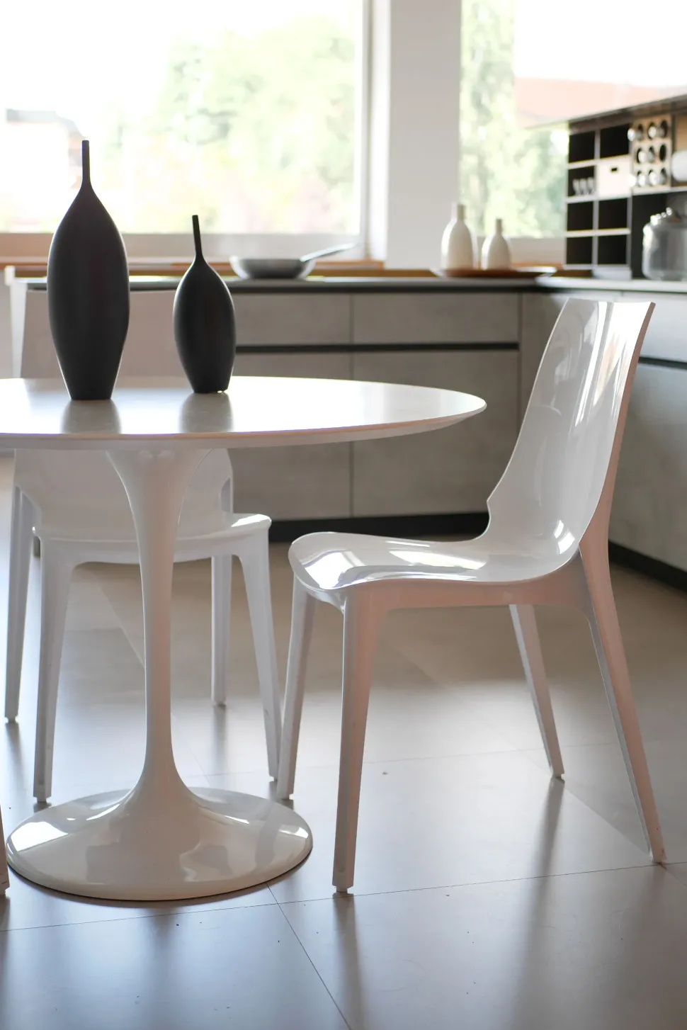 Sedia da cucina realizzata in plastica Valery di Scab