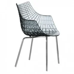 Sedia da cucina realizzata in plastica Meridiana di Driade