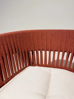 Sedia da giardino Poltroncina ria  intreccio completo Collezione esclusiva con forte sconto