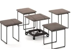 Sedia da soggiorno Cubix Ozzio in Offerta Outlet