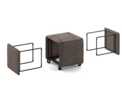 Sedia da soggiorno Cubix Ozzio in Offerta Outlet