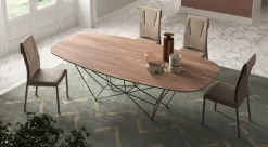 Sedia da soggiorno Luxy Ozzio in Offerta Outlet