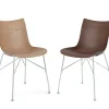 Sedia da soggiorno realizzata in legno P/wood di Kartell
