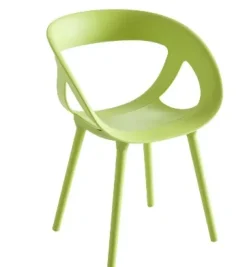 Sedia da soggiorno realizzata in plastica Moema bp di Gaber