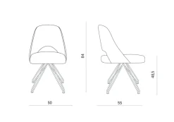 Sedia da soggiorno Spency Easyline a prezzo scontato