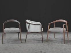 Sedia da soggiorno Tekton Flou a prezzo scontato