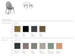 Sedia da soggiorno Vovo Target point a prezzo Outlet