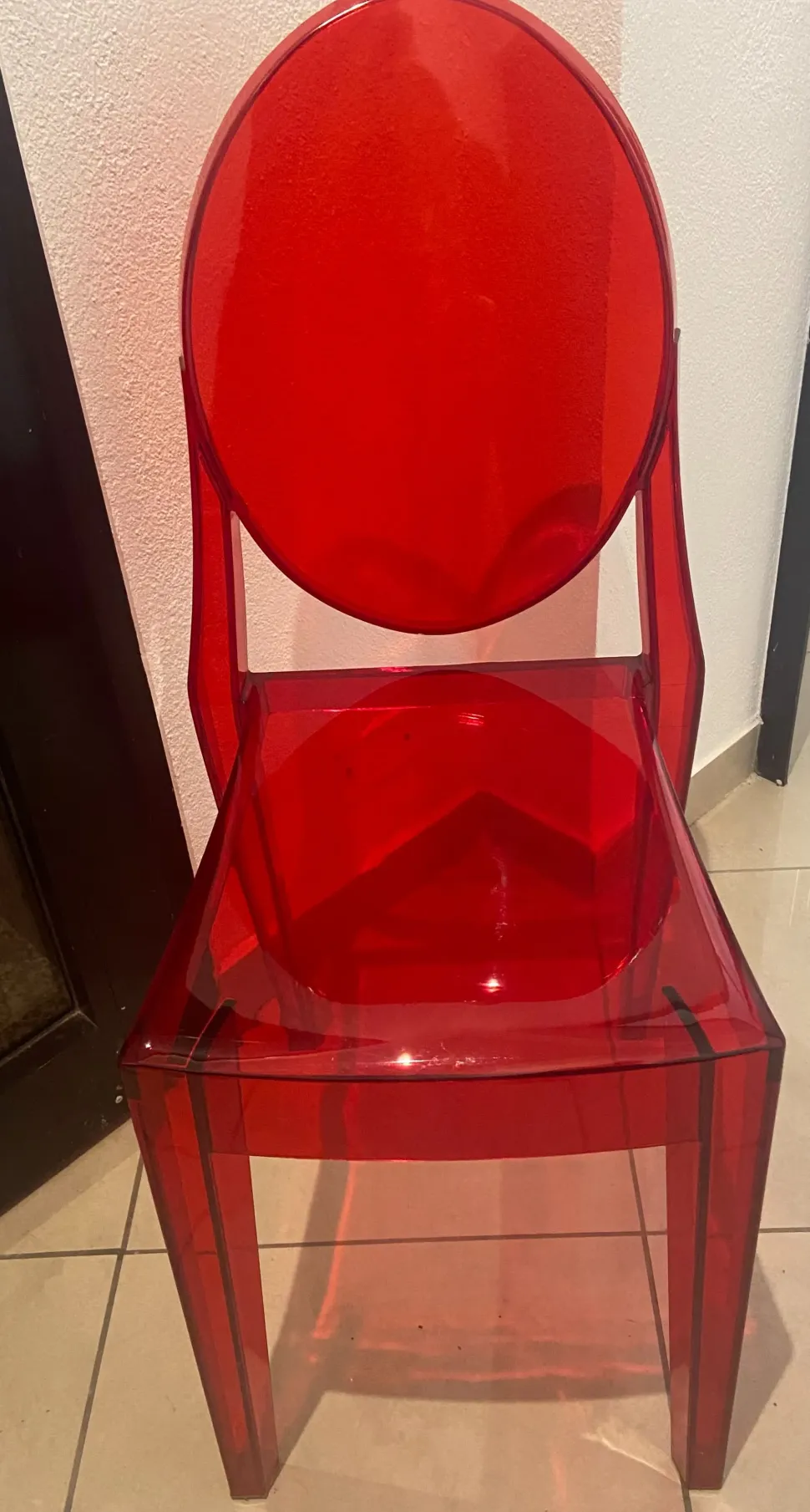 Sedia da ufficio design ghost in in plastica Esprit nouveau a prezzo scontato