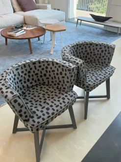 Sedia di Gervasoni modello Gervasoni poltroncine gray da soggiorno in offerta -35%