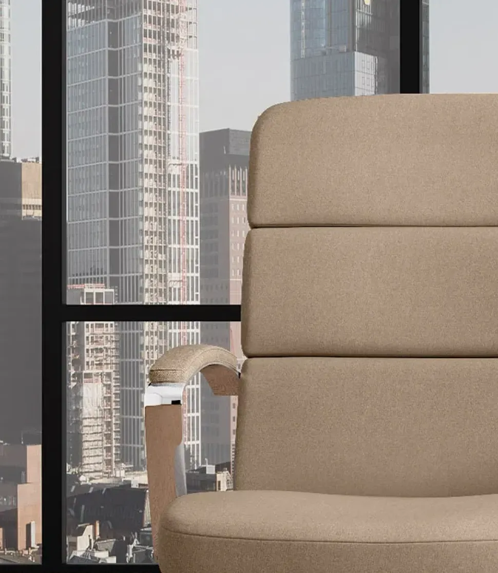 Sedia direzionale modello Direzionale scena schienale medio Las mobili in OFFERTA OUTLET