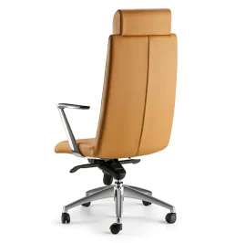 Sedia direzionale Status presidenziale in ecopelle Compir in Offerta Outlet