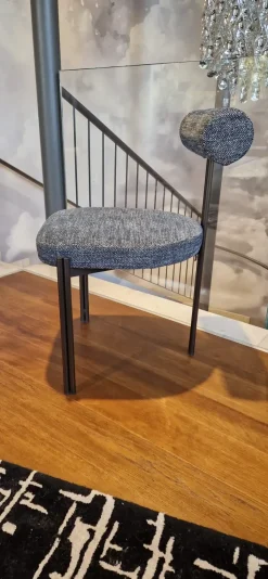 Sedia fissa Caillou sedie di Liu jo living a prezzo Outlet