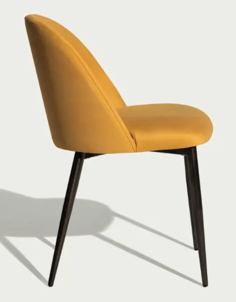 Sedia fissa Sedia anti macchia schienale curvo di Md work in Offerta Outlet