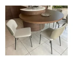 Sedia fissa Wrap di Midj a prezzo Outlet