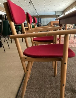 Sedia in legno con braccioli Legno in Offerta Outlet