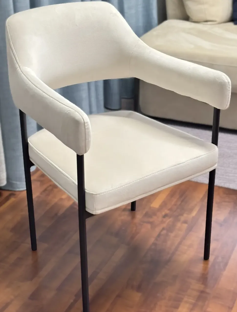 Sedia in metallo con braccioli Elisa in Offerta Outlet